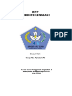 RPP DIFERENSIASI Materi Unsur-Unsur Lingkaran