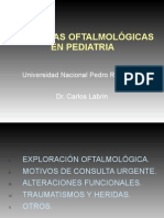 Urgencias Oftalmologicas en Pediatria