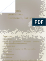 Electronic Government Directorate, Pakistan