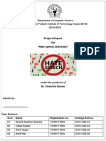 Project Report Hate