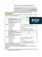 Depressuring Criteria