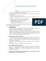 Guía Práctica para Elaborar Un Proyecto de Investigación