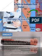 Laboratory Tests To Evaluate Fluid Status