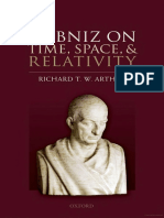 Leibniz On Time, Space, and Relativity by Richard T. W. Arthur