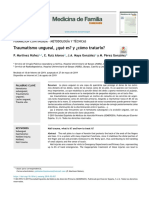 Traumatismo Ungueal, ¿Qué Es? y ¿Cómo Tratarlo?: Formación Continuada - Metodología Y Técnicas