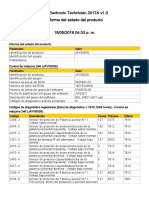 Informe Estado de Producto 246C (A-038)