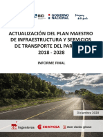 Actualizacion Del Plan Maestro de Infraestructura y Servicios de Transporte Del Paraguay 2018 - 2028 - Informe Final