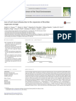 2016 Loss of Soil (Macro) Fauna Due To Brazilian Expansion of Sugarcane Acreage FRANCO Et Al. 2016