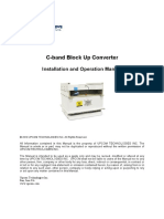 C Band Block Up Converter Upcom