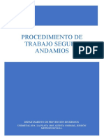 Procedimiento Trabajo Seguro Andamios