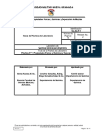 Práctica No. 1 Propiedades Físicas y Químicas y Separación de Mezclas