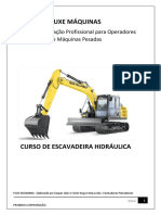 Original Manual de Escavadeira Hidráulica