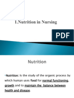 1-Nutrition in Nursing