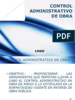 Control Administrativo de Obra