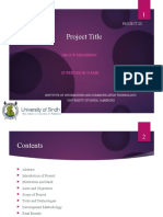 Project Presentation Template