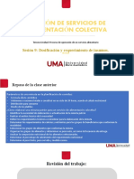 Uma Gestión de Servicios de Alimentación Colectiva Clase 9