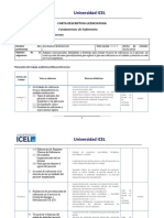 Carta Descriptiva Fundamentos