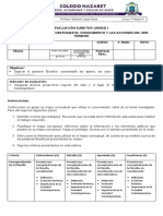 Rúbrica Mapa Esquemático Filosofía Cuarto Medio - Unidad 1