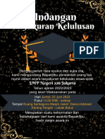 Undangan Tasyakuran Kelulusan