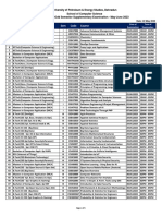 SOCS - (Odd Sem) Date Sheet - Supplementary Exam. May 2023