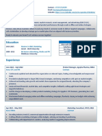 Ria Plain White and Blue CV