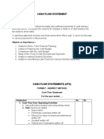 Cash Flow Statements