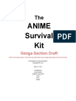 Anime Survival Kit Genga Section