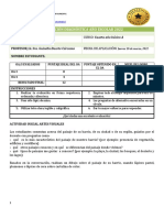 Evaluación Diagnóstica Cuarto Año-Artes