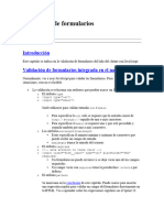 Resumen Validación de Formularios