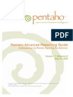 Pentaho Advanced Reporting Guide