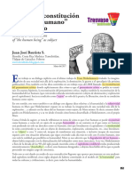 Reconstitucion Del Ser Humano Como Sujeto R