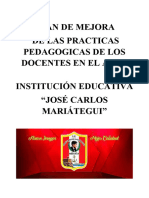 Plan de Mejora de Las Practicas Pedagogicas