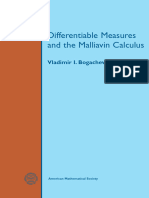 Vdoc - Pub Differentiable Measures and The Malliavin Calculus