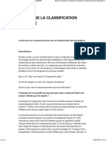 Les Étapes de La Classification Démoniaque