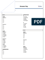 1000 Basic English Words 3 - Answer Key