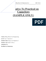 Physics ATP On Capacitor in AC and DC Circuits Sample