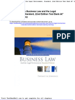 Andersons Business Law and The Legal Environment Standard 22nd Edition Test Bank David P Twomey