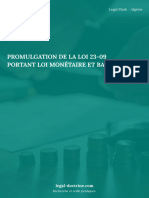 Résumé de La Loi Monétaire Et Bancaire Algérienne