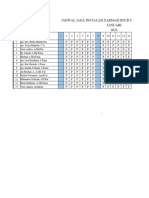 Jadwal Dan Absen Rajal