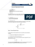 Thevenin Equivalent Circuits