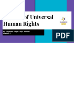 Notions of Universal Human Rights PDF