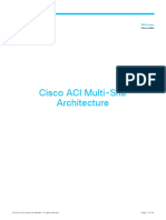 Cisco ACI Multi-Site Architecture