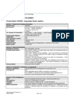 MATERIAL SAFETY DATA SHEET EPI Degradable Plastic Additive