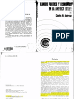 Cambio Político y Económico en La América Latina de C.W. Anderson