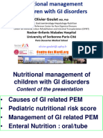 Enteral Nutrition GI Disorders - Olivier Goulet