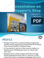 Presentation On Shopper's Stop