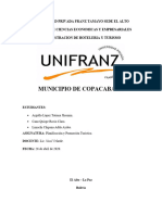 Planificación Del Municipio de Copacabana