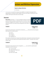 Section 2: Structure and Written Expression