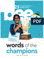 2023 Scripps National Spelling Bee Words of The Champions 9798842884711 Compress