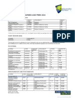 International Courses Fees 2022